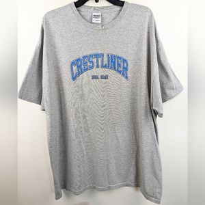 Gildan Crestliner Logo Men's T-shirt Gray 2XL